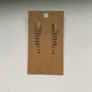 Dangly stud earrings